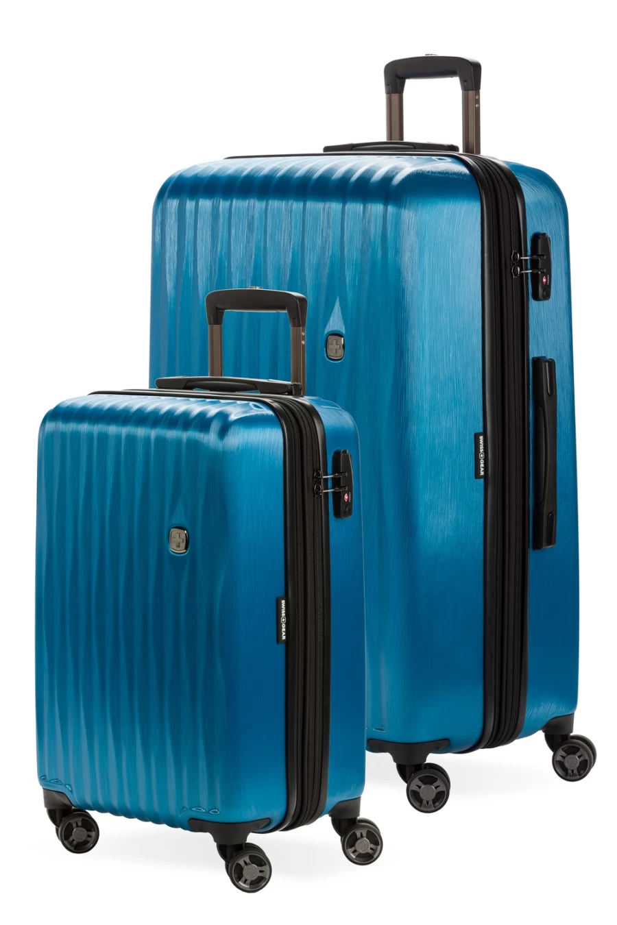 SWISSGEAR 7272 Energie Expandable 2-Piece Hardshell Spinner Luggage Set with TSA Lock, Lightweight Suitcase for Travel