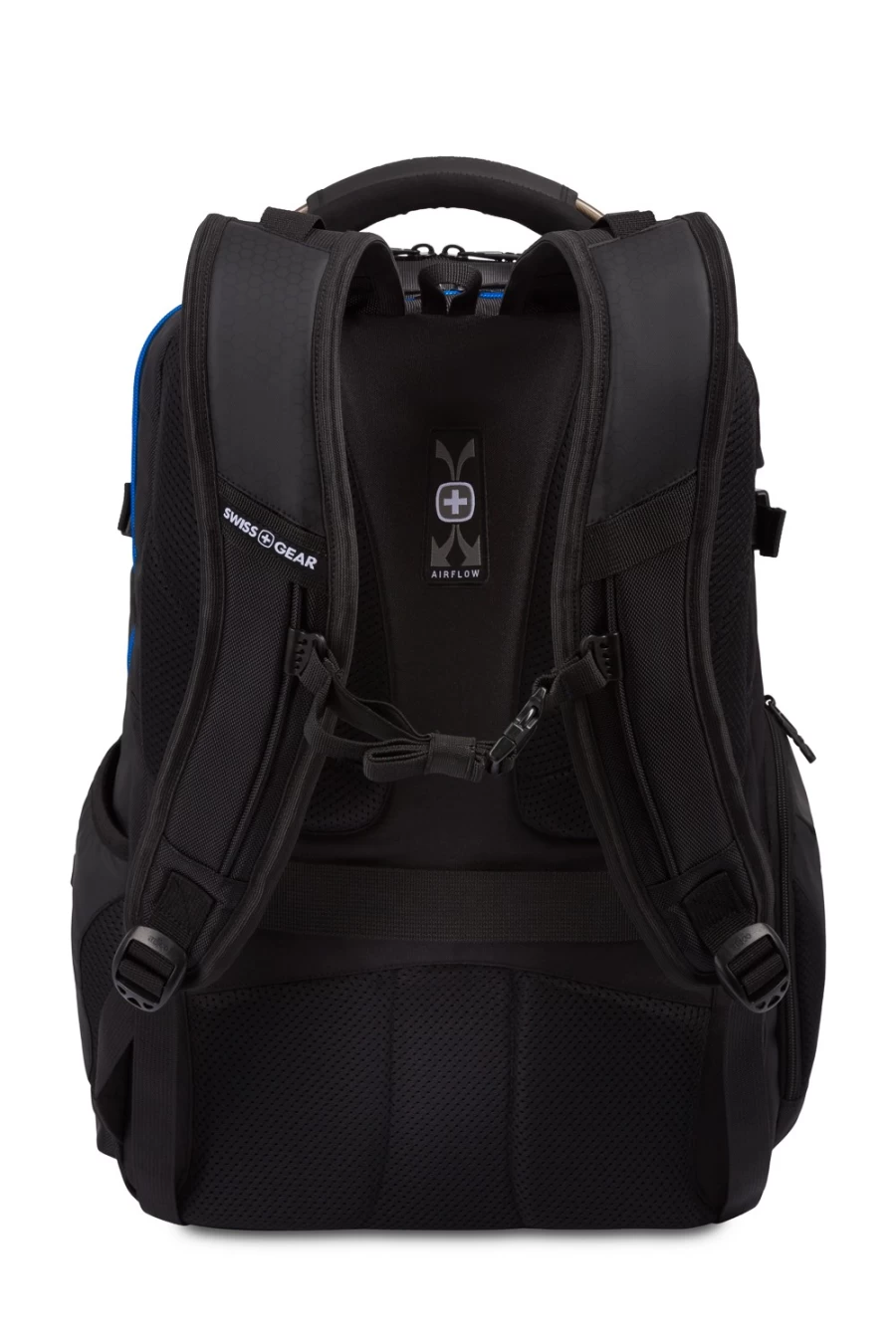 SWISSGEAR 8120 Black USB Gaming Laptop Backpack - Durable Travel Backpack with USB Charging Port for Men & Women