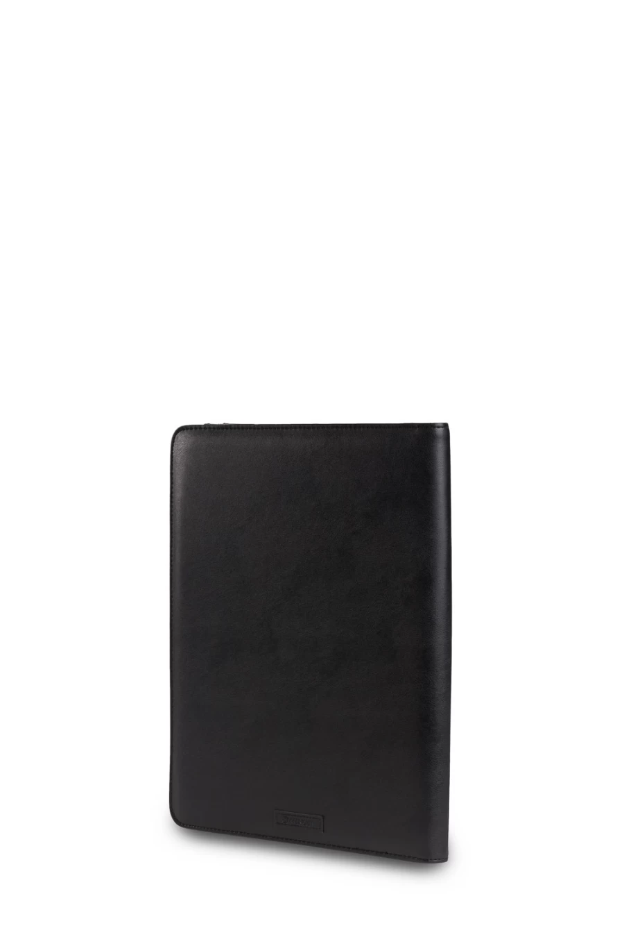 SWISSGEAR Professional Padfolio - Black Leather Portfolio with Notepad Holder for Business & Meetings