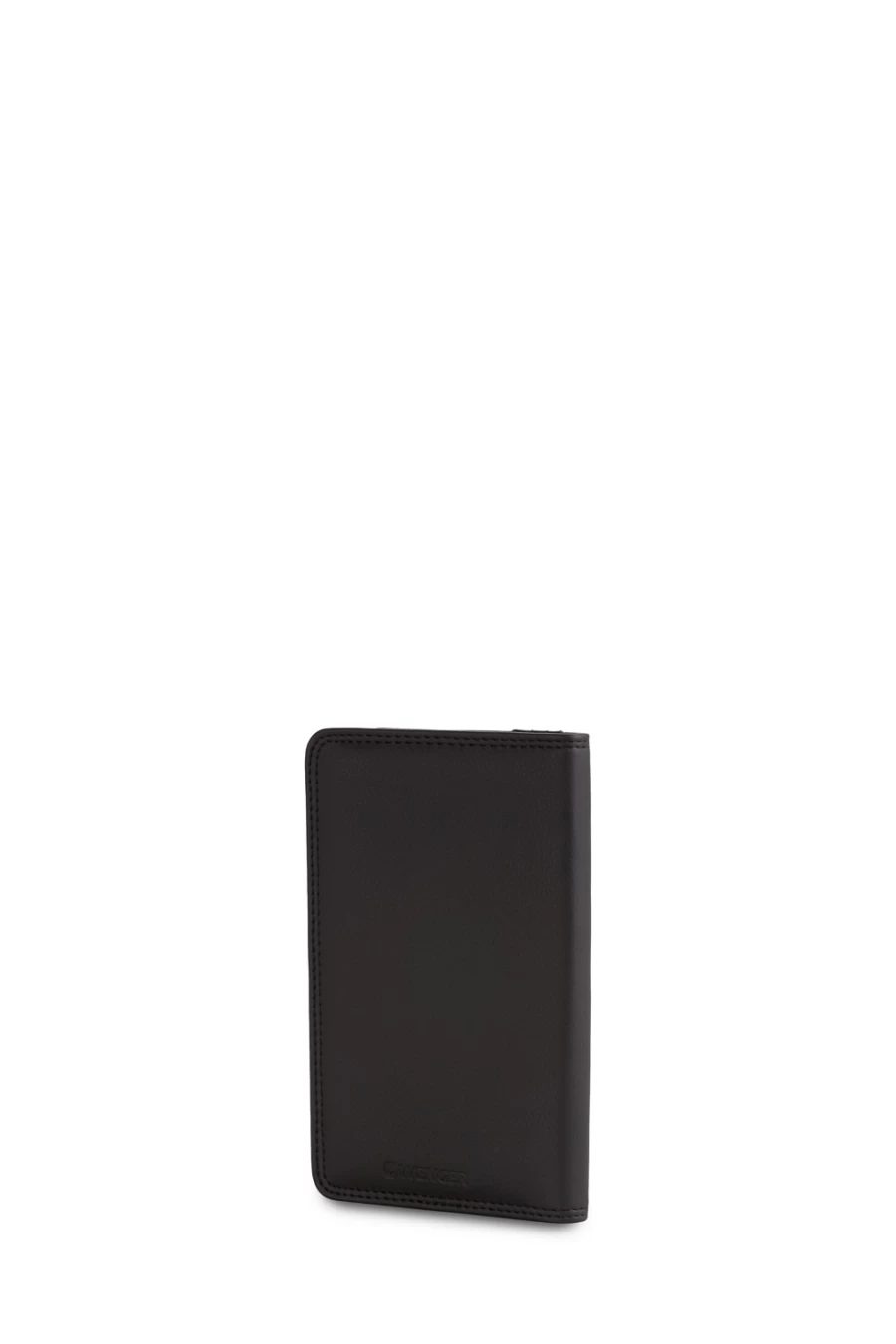 SWISSGEAR Diplomat Slim RFID Blocking Leather Card Holder - Black