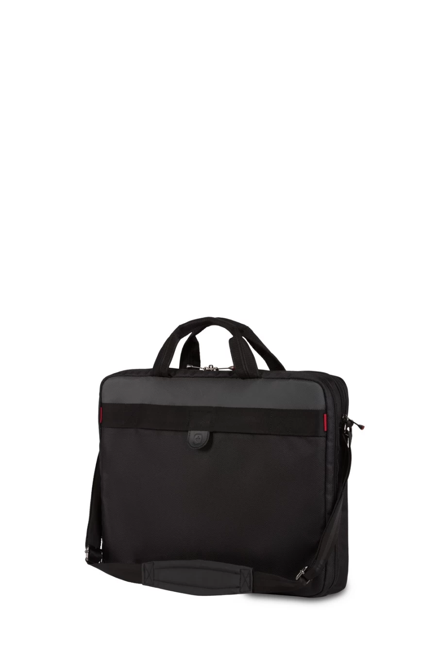 SWISSGEAR 17 Inch Slim Laptop Briefcase - Black Business Travel Carry-On