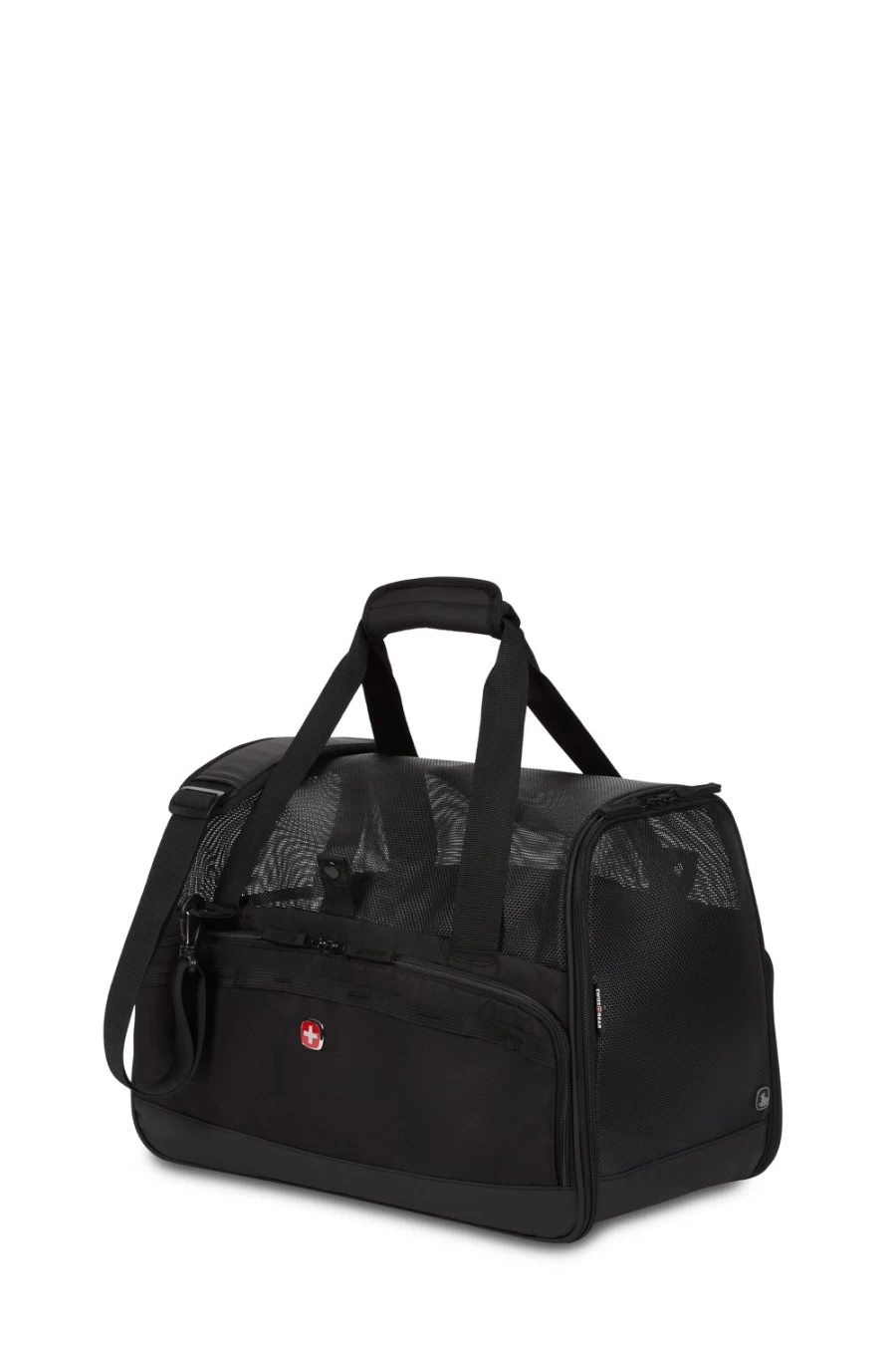 SWISSGEAR Premium Underseat Pet Carrier 3320 – Airline Approved Soft-Sided Travel Bag for Small Dogs and Cats