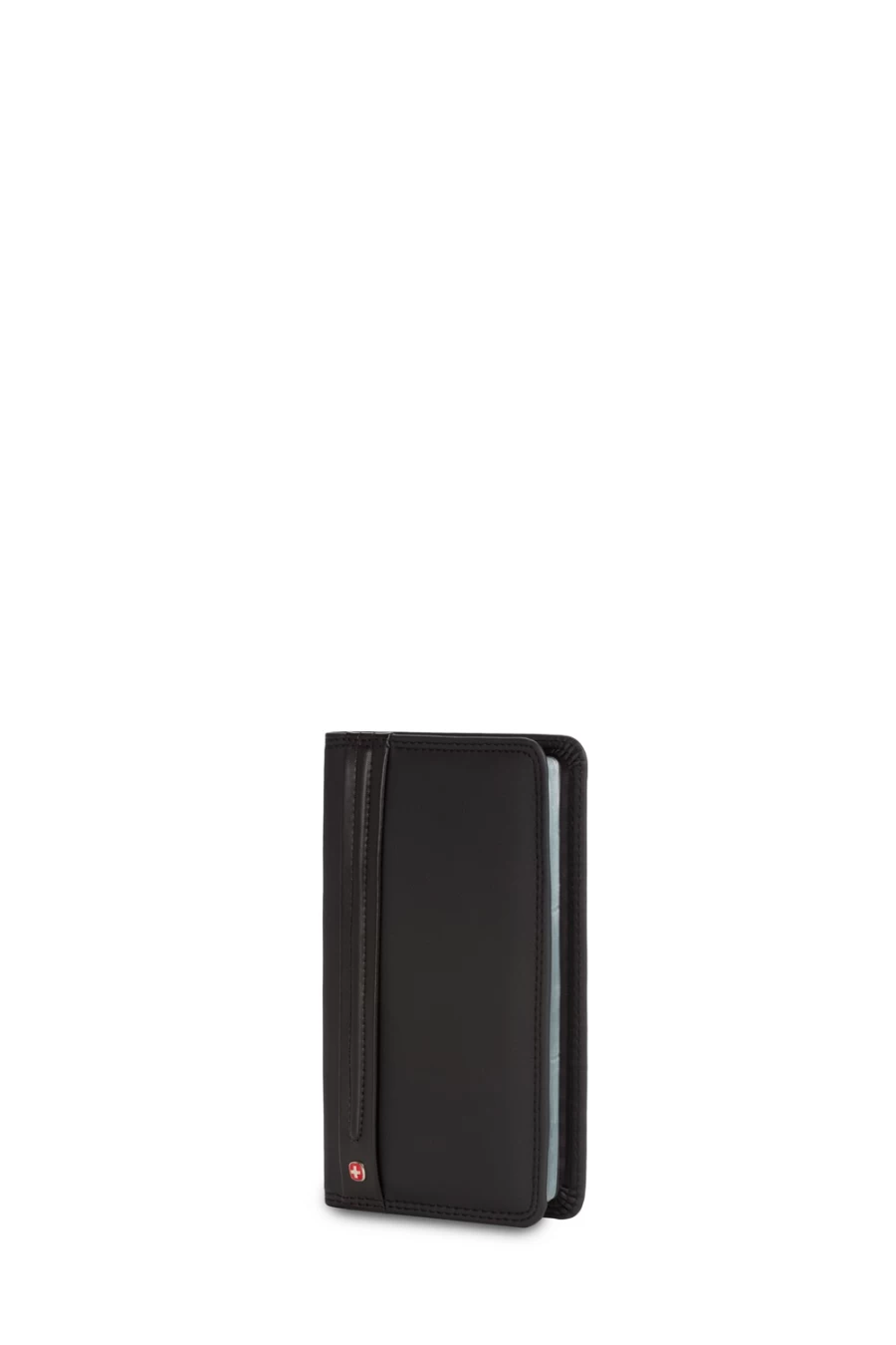 SWISSGEAR Diplomat Slim RFID Blocking Leather Card Holder - Black