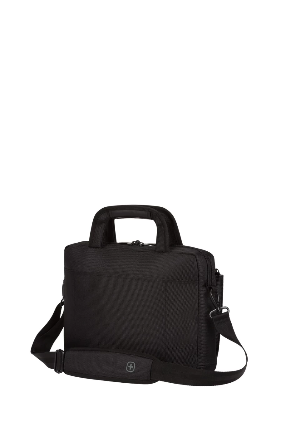 SWISSGEAR 14 Inch Laptop Briefcase for Business Travel - Durable Black Computer Bag with Organizer