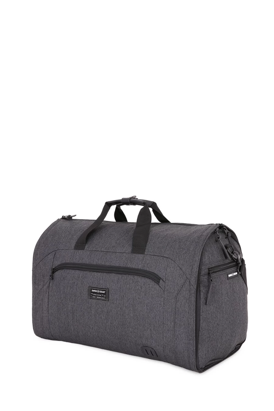 SWISSGEAR 20-Inch Getaway Duffel Bag for Travel & Gym - Durable Dark Gray Carryall with Spacious Compartments