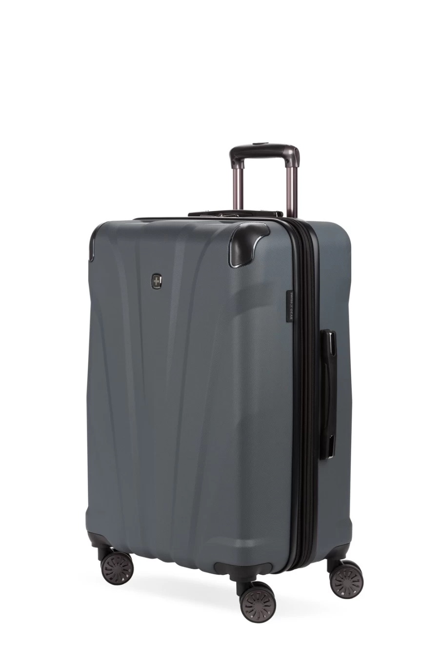 SWISSGEAR 24-Inch Expandable Hardshell Spinner Suitcase - Lightweight Durable Checked Luggage with 360° Wheels