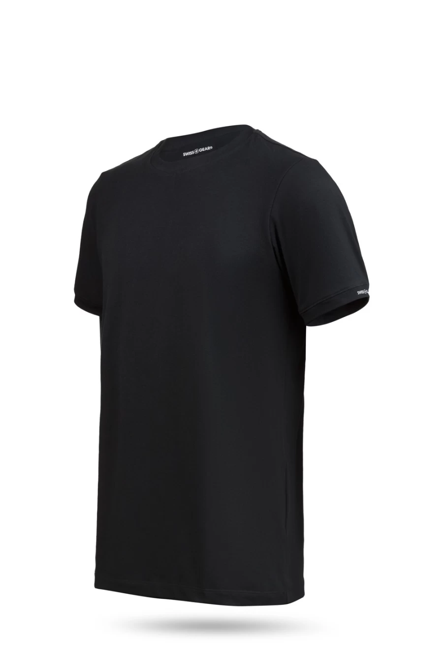 SWISSGEAR Men's Basic 1000 Cotton T-Shirt - Comfortable Casual Tee in Black
